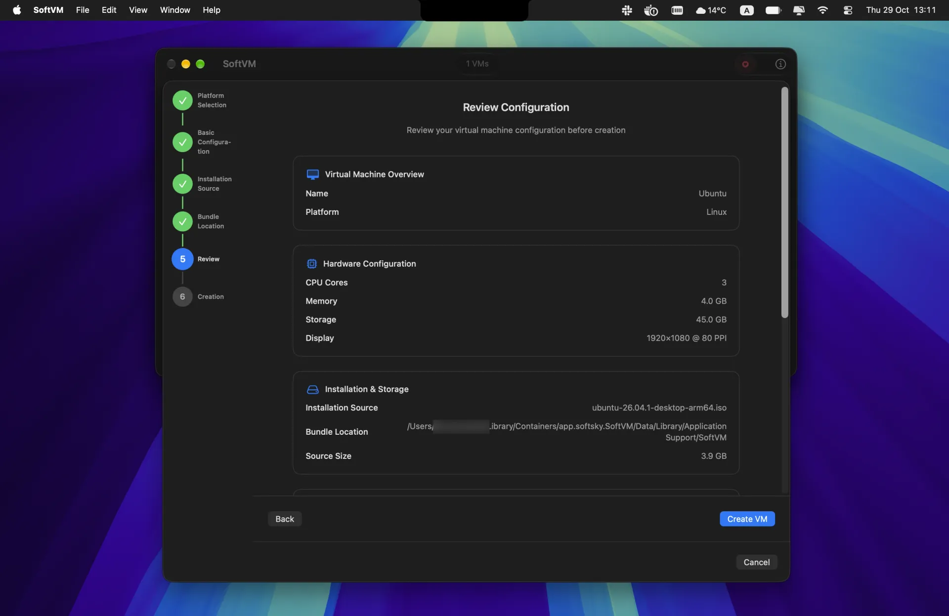 Set up a VM in minutes